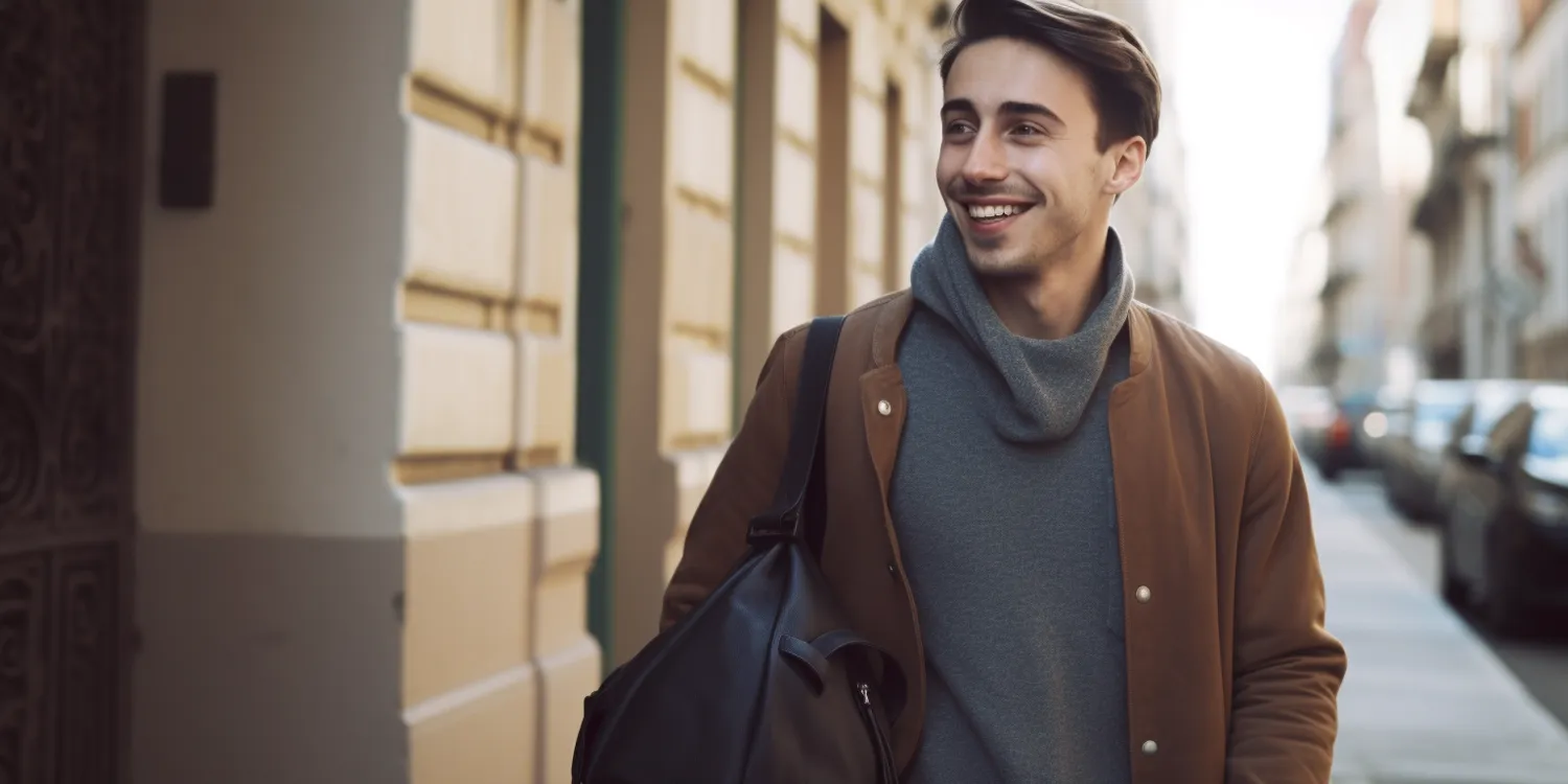 Torba męska na ramię do pracy