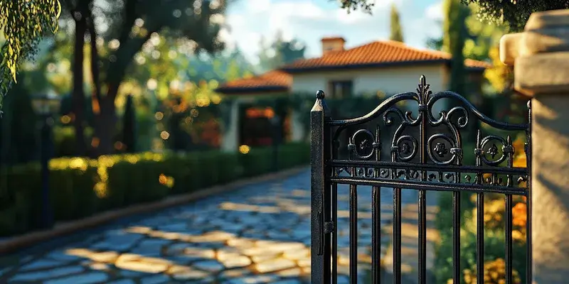 nowoczesne metalowe ogrodzenia z Polski