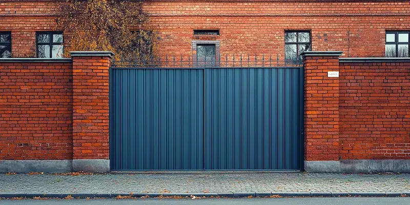 Moderne Gartengestaltung mit Z&auml;unen aus Polen