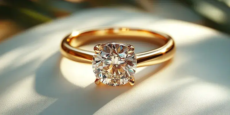 Pierścionek zaręczynowy na której ręce