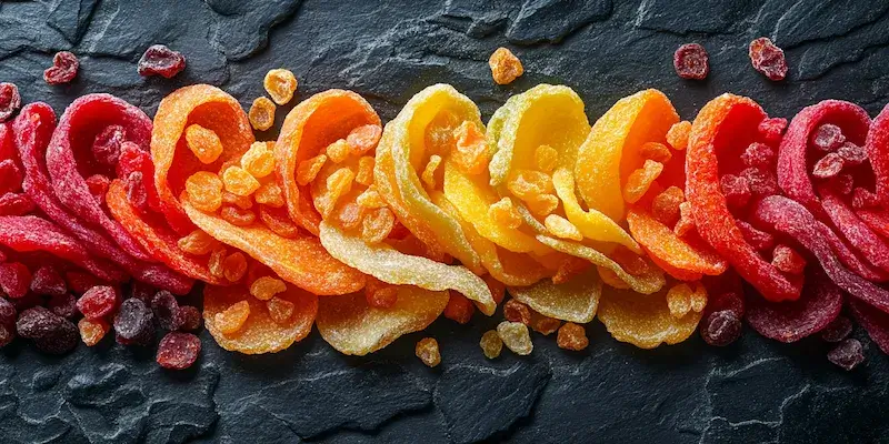 Ile kcal mają suszone owoce?