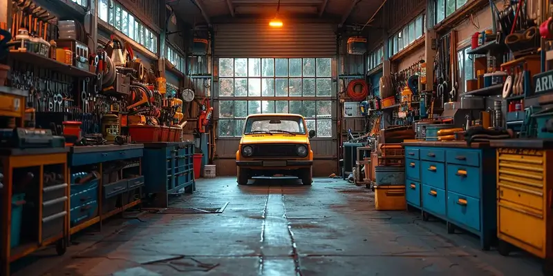 Jak pomalowac warsztat samochodowy?